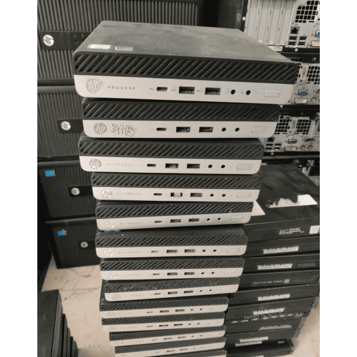 HP Tiny Destops bulk quantiy stock 